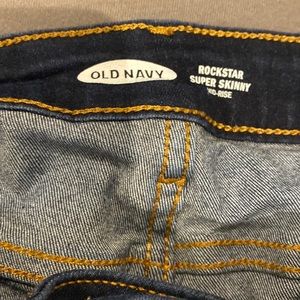 Old navy short cut jeans, supper skinny
